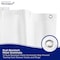 Kenney Mfg Microban Protected Medium Weight PEVA Shower Liner, 70in W x 72in H, White MB61161 - alternate 5